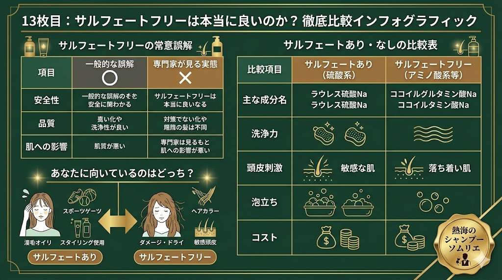 サルフェートフリーは本当に良いのか